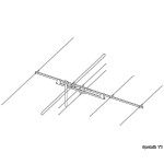 Антенна МВ1 диапазона - Dip6 2-4